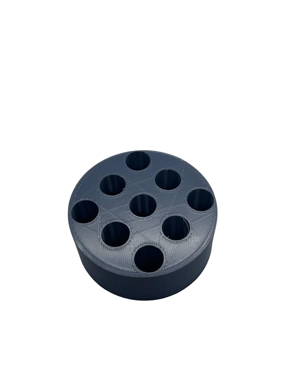 Designz3D 510 Cartridge, Pens And Battery Holder - 9 Spaces Puck (Gray)