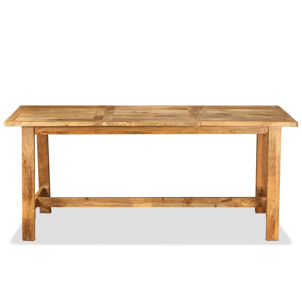 vidaXL Dining Table Solid Mango Wood 70.9&quot;