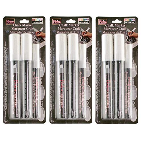 UCHIDA OF AMERICA, Corp (3 PK) Bistro Chalk Markers