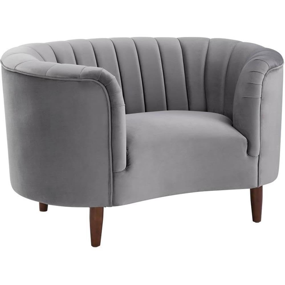 Acme Millephri Chair in Gray Velvet