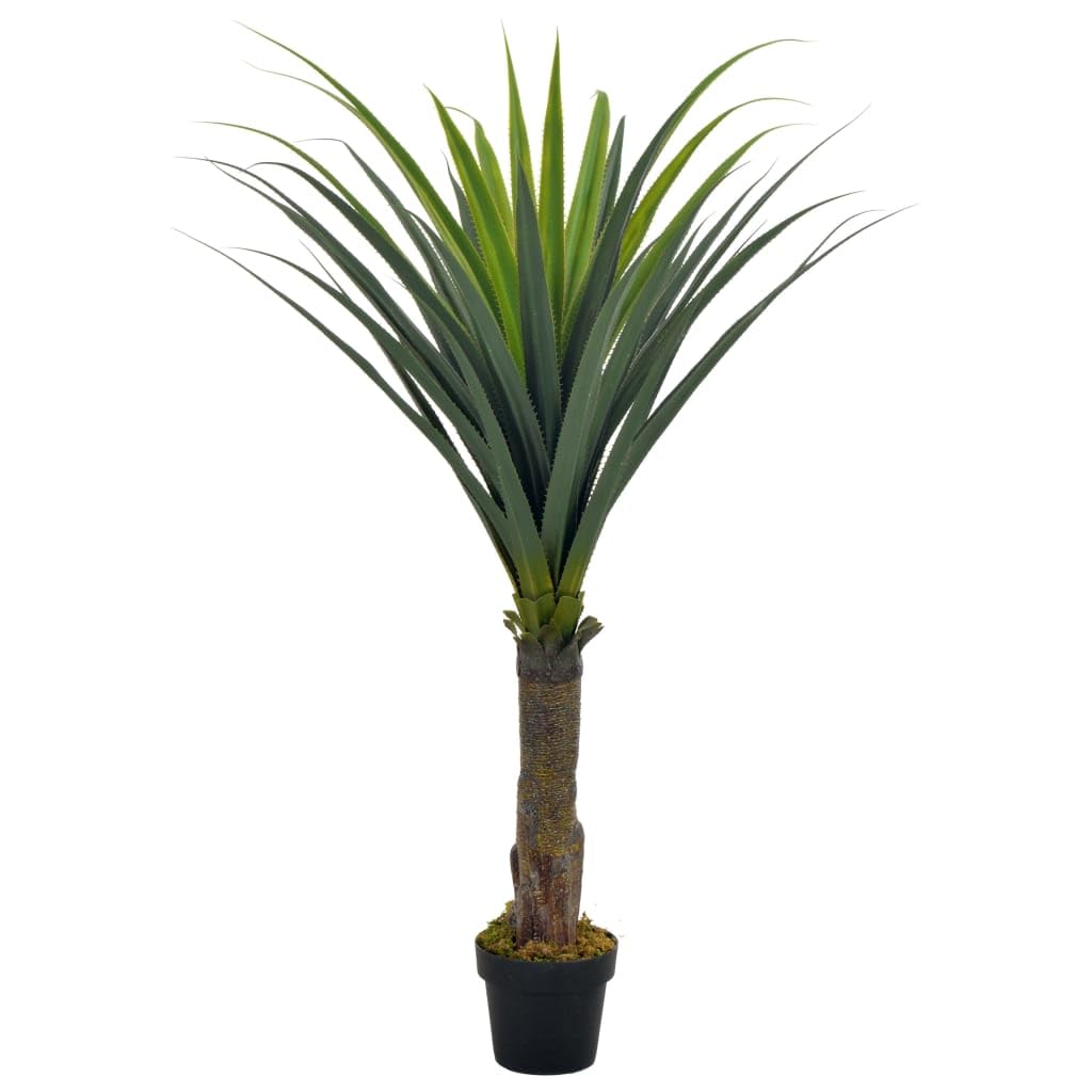 vidaXL Artificial Plant Yucca Tree with Pot Green 57.1&quot;