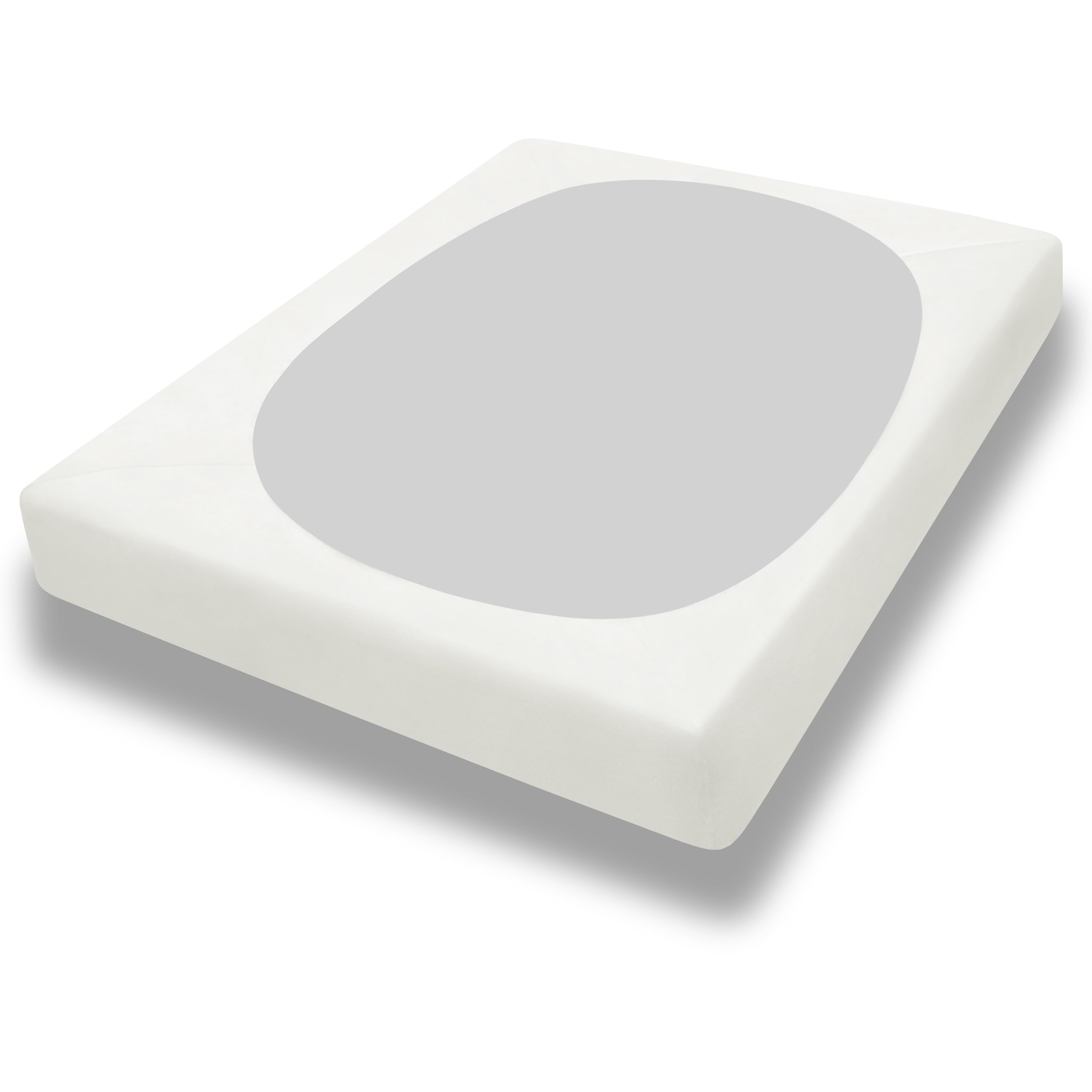 Purefit Stretchy Box Spring Cover Queen - Elastic Fitted Box Spring Wrap Around 4 Sides, Wrinkle & Fading Resistant Fits Queen S