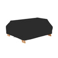 Stormaster Outdoor Picnic Table Cover Waterproof Heavy Duty 70 72 Inch Patio Picnic Kitchen Table Bench Seat Cover Winter, Black