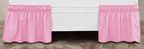 Toodou Queen Pink Bed Skirt - Hotel-Quality Ruffles For Queen Beds With 16'' Drop - Elastic Wrap Around Dust Ruffle Queen Bedski
