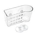 Sponge Holder for Kitchen Sink Suction Cup, Brush Sponge Caddy Organizer