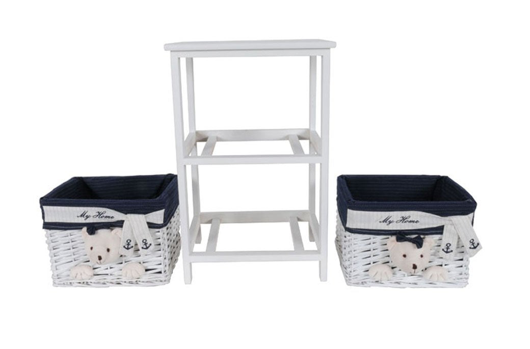 Anne Home Portable 2 Drawers Children Storage, One Size, Multi