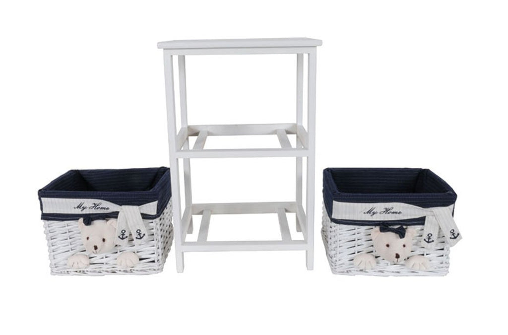 Anne Home Portable 2 Drawers Children Storage, One Size, Multi