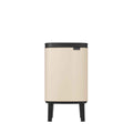Brabantia Bo Waste Bin Hi 1.9 Gallon.7L (Soft Beige), Compact Trash Can for Kitchen, SoftClose Garbage Can with Removable Inner