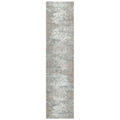 Rizzy Home Alora Decor Glamour 2'7" X 9'6" Vine/Scroll Gray/Cream/Gray/Rust Area Rug