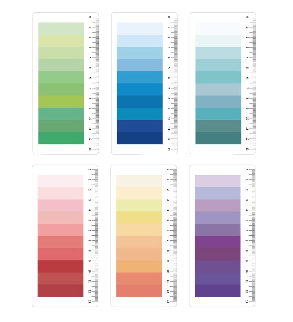 Tvoip 900 Pieces Colored Page Markers,6 Sets Sticky Tabs,Neon Sticky Notes Flags,Waterproof Writable Translucent Page Flags For