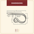 Haute Decor The Original Mantleclip - 4 Pack (Brushed Nickel) - Hang Christmas Stockings Safely And Securely From Mantels Up To