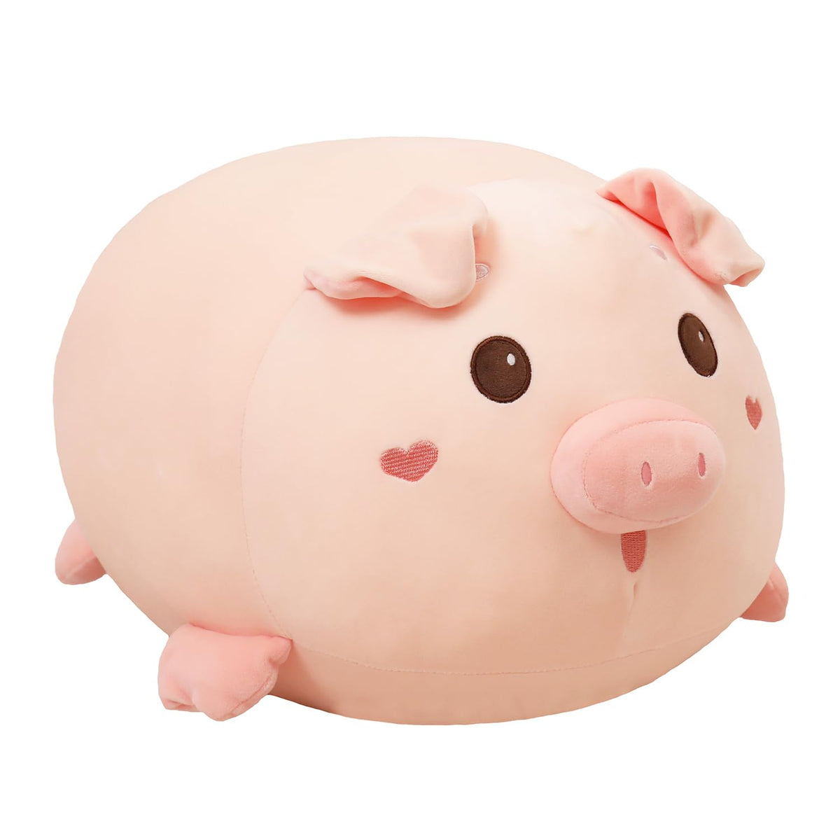 YESGIRL 20.5 inch Super Soft Pig Plush Pillow, Adorable Stuffed Animal Toy, Chubby Kawaii Pig Plushie for Boys Girls, Cute Room 
