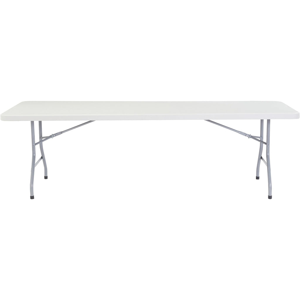 National Public Seating Plastic Folding Table - 30in.W x 96in.L, Model Number BT3096