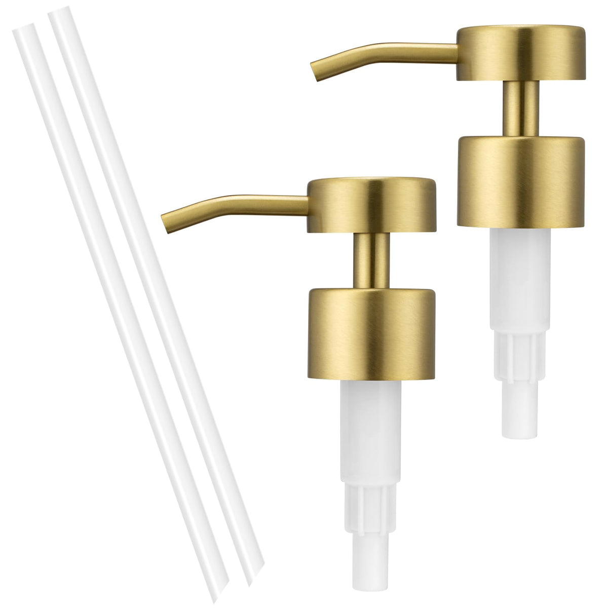 UHEY HOME Soap Dispenser Pump Replacement 304 Stainless Steel for Regular Mouth Bottle for Standard 28/400 Thread Size Kitchen B