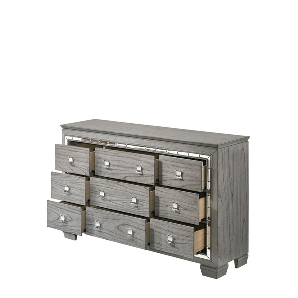 Acme Antares 9-Drawer Rectangular Wooden Dresser - Thumbnail 2
