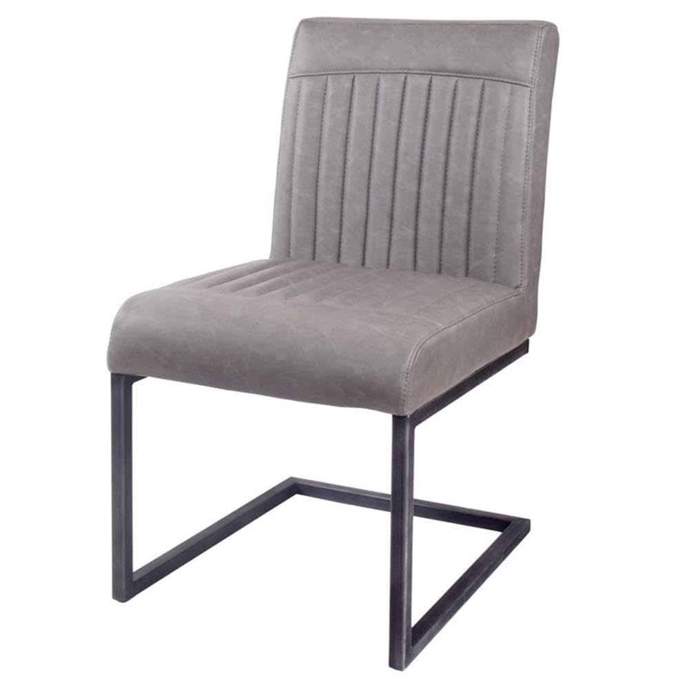 New Pacific Direct Ronan Pu Leather Dining Chair - Thumbnail 2