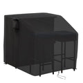 Hengme Patio Bar Set Cover, 41 Inch Waterproof Heavy Duty Outdoor Wicker Bar Table Cover, Outdoor Furniture Set For Stools And G