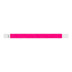 Wristco Neon Pink Tyvek Wristbands For Events - 2,000 Count - Tamper-Proof Design & Fluorescent Color Prevent Reuse - Premium-Gr