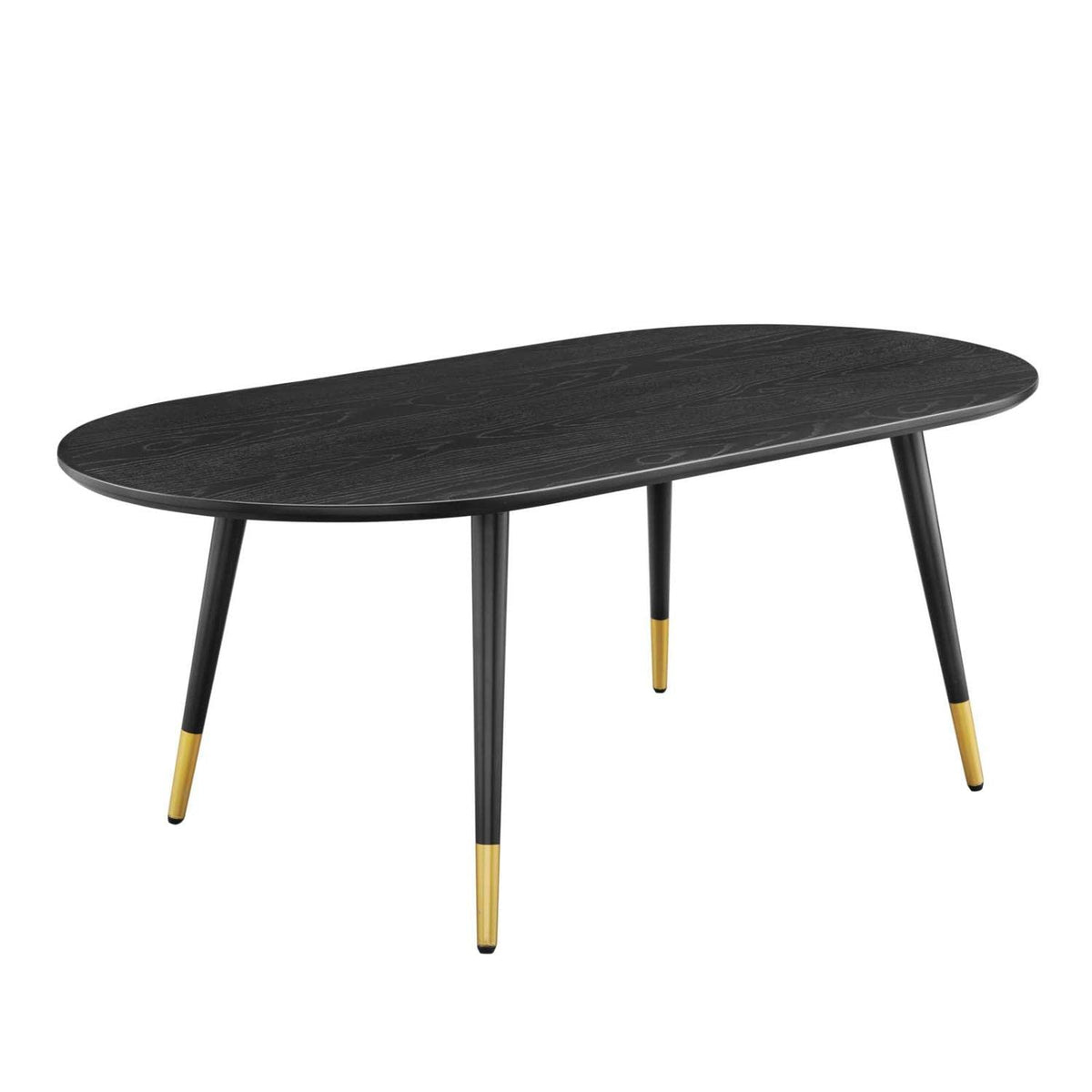 Modway Vigor Coffee Table, 47&quot; Oval, Black