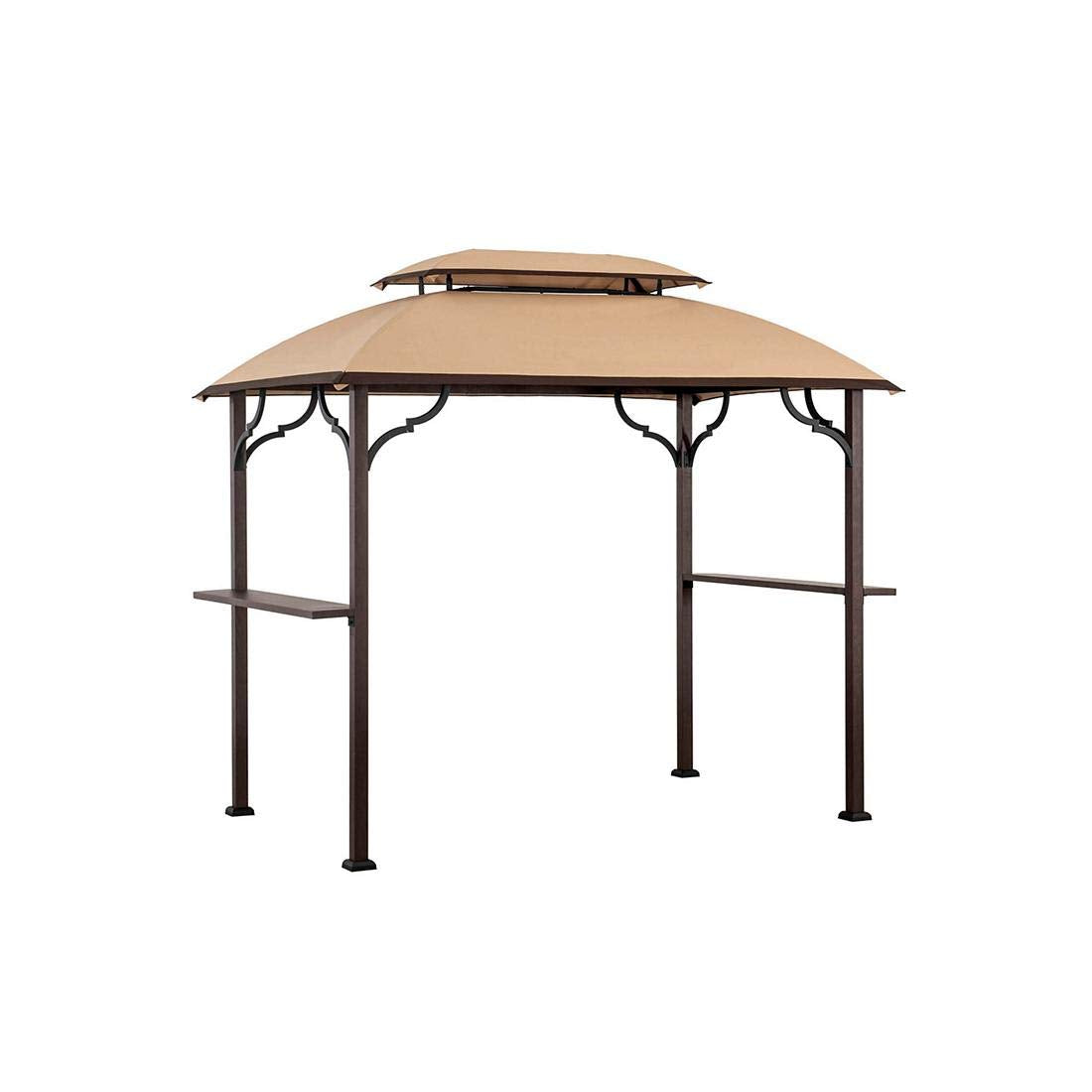 Garden Winds Replacement Canopy Top Cover for Greenvail Paxton Grill Gazebo - Riplock 350