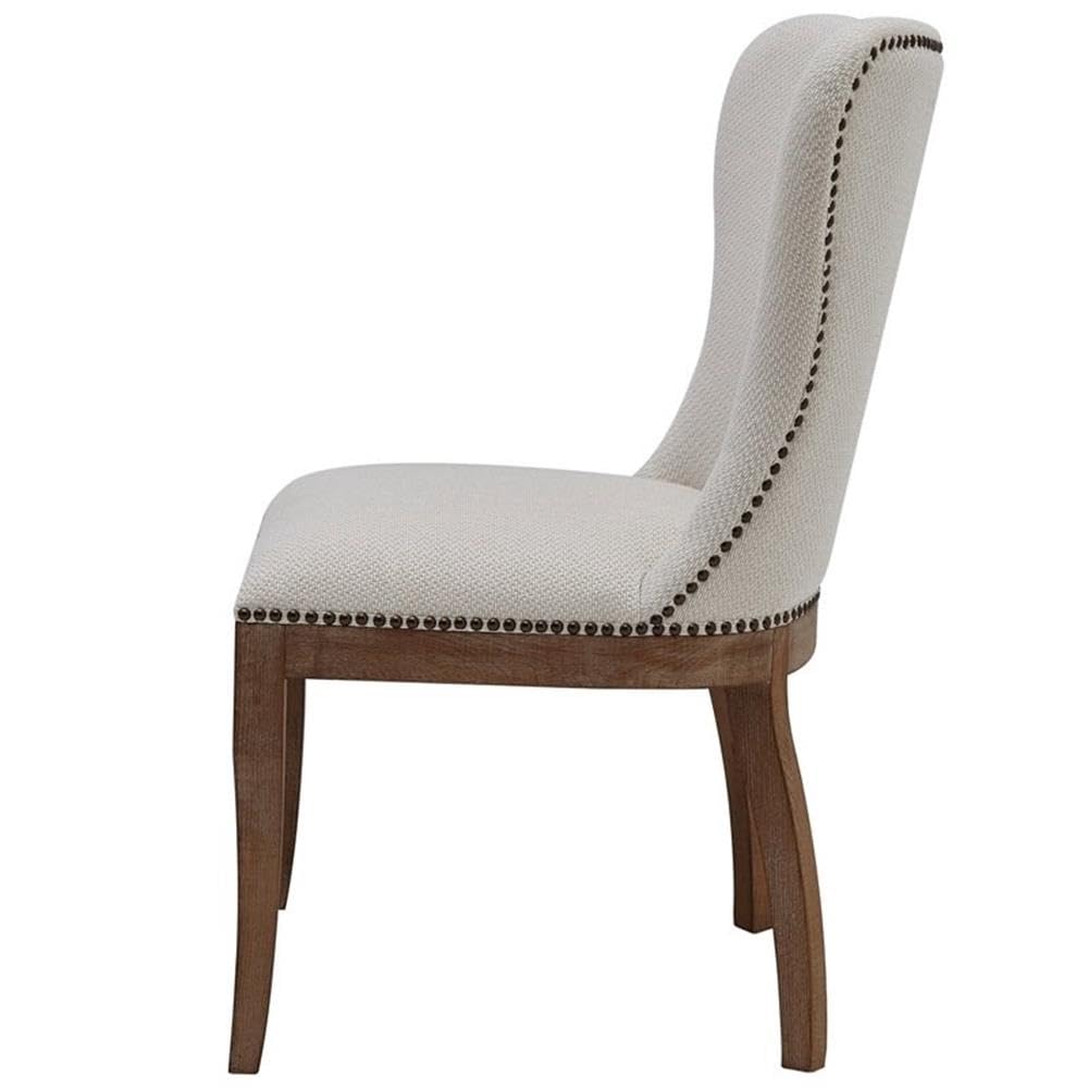 Npd Furniture And More Dorsey Fabric, (Set Of 2) Dining Chair, Beige