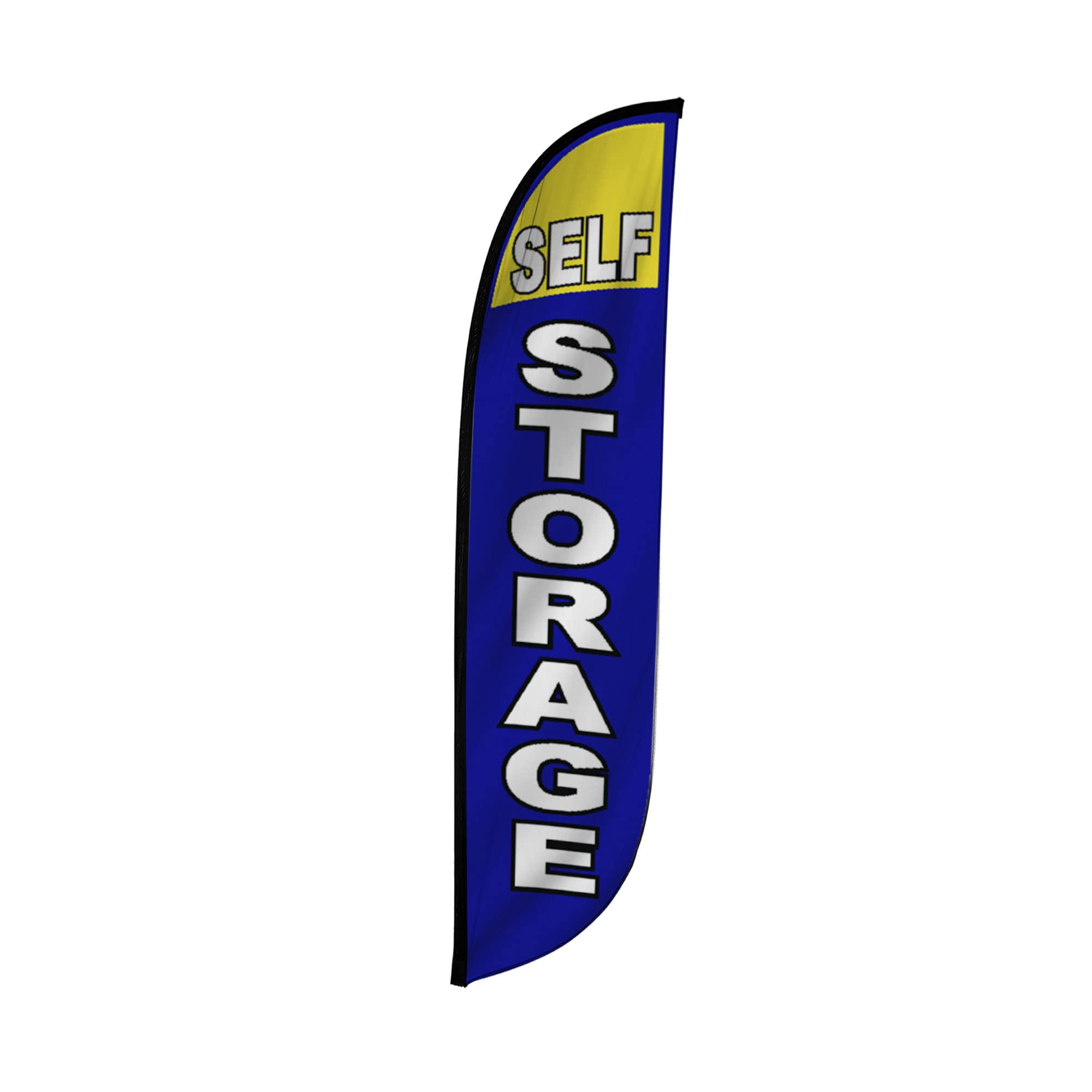 Lookourway Feather Flag - 12Ft Tall Advertising Flag Banner For Business And Events Promotion - Flag Only - Self Storage (10M120
