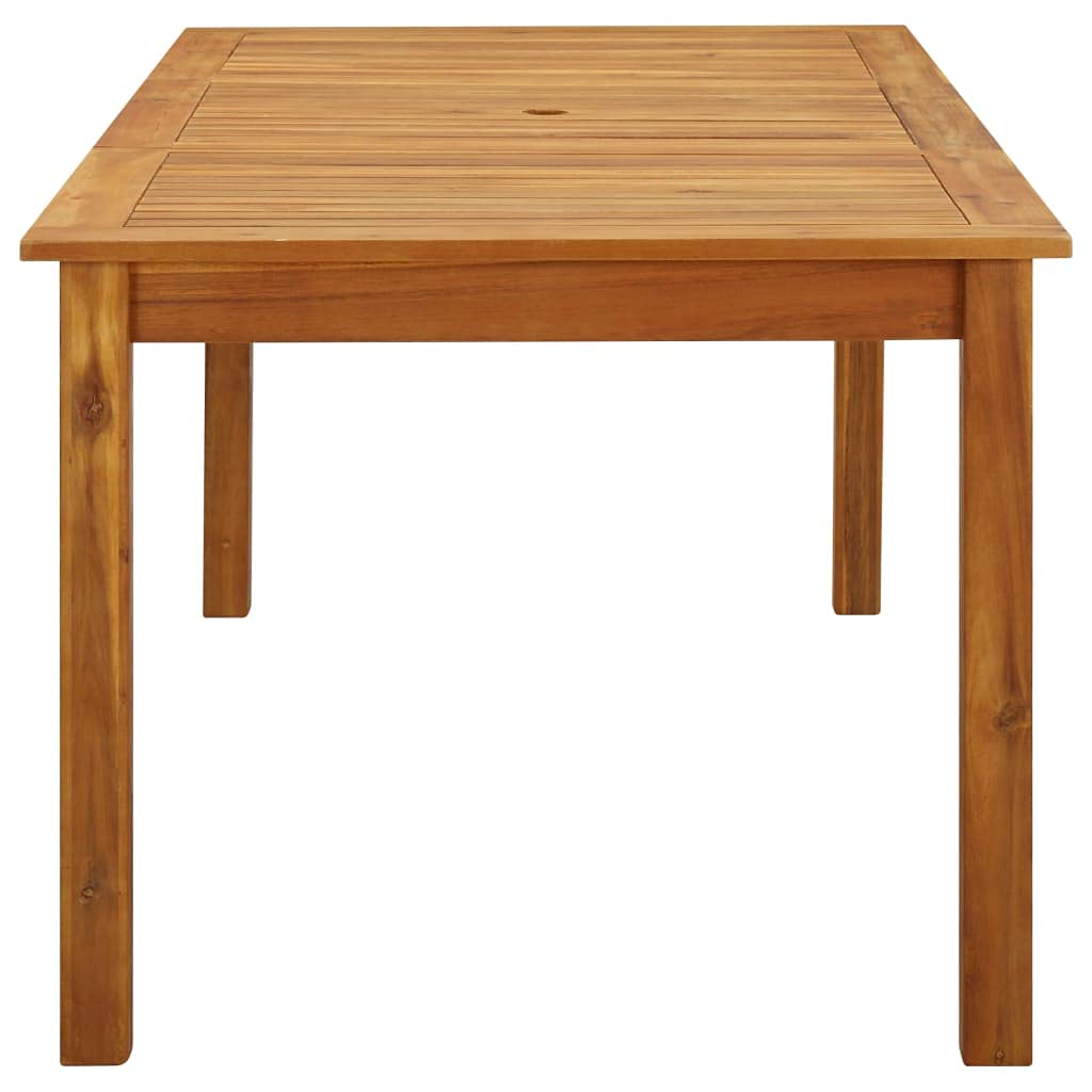 Patio Table 78.7&quot;x35.4&quot;x29.1&quot; Solid Acacia Wood