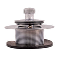 Eastman Lift-N-Turn Bathtub Drain Assembly Kit with Strainer and Stopper, 1-3/8 Inch x 16 Fine Thread, Chrome Plated, 35231