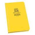 Rite In The Rain Weatherproof Hard Cover Notebook, 4.625' X 7.25', Yellow Cover, Universal Pattern (No. 370F)