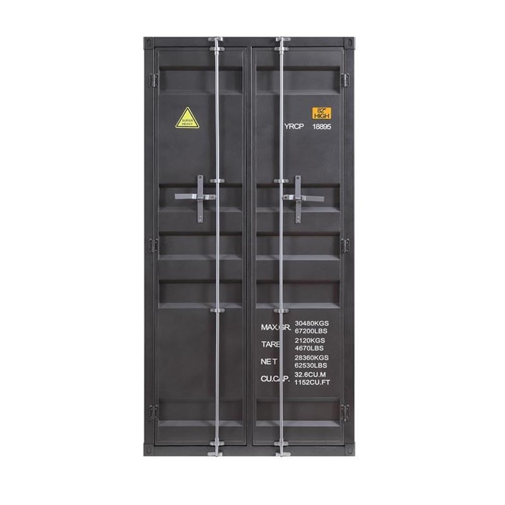 Acme Cargo Wardrobe (Double Door) in Gunmetal