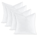 Swandream Feather Throw Pillow Inserts Set Of 4, Soft Fluffy Square 20 X 20 Inches Decorative Pillow Insert, Feather And Down Fi