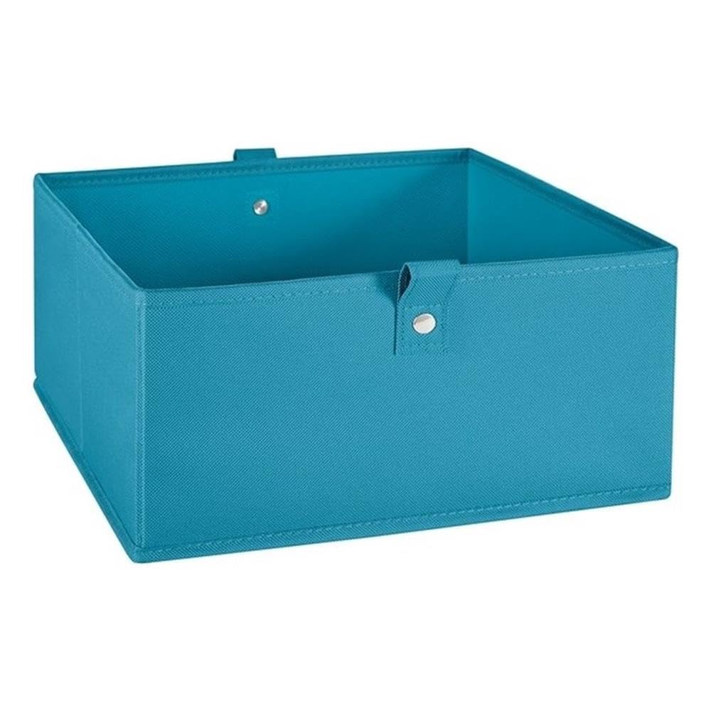 RiverRidge Kids 2pc 10.5in W x 5in H Folding Storage Bin Set - Turquoise