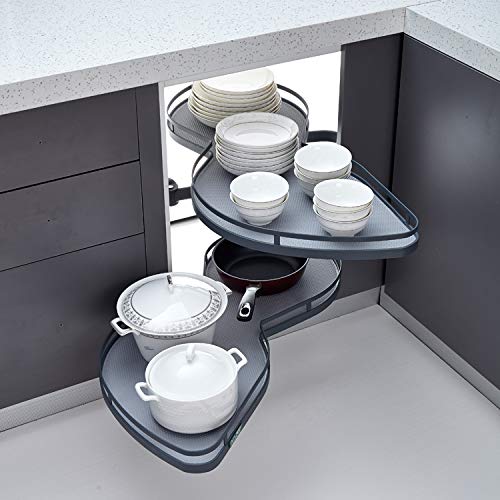 Smartslide Modular Kitchen Basket / 2 Shelves Kitchen Corner Storage Organizer/Blind Corner Pull Out Kitchen Stand/Kitchen Rack/