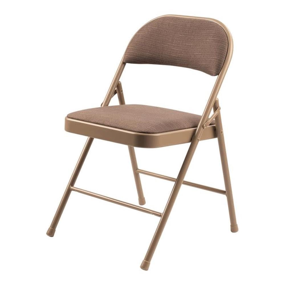 Commercialine 950 Series 29.25&quot; Folding Chair in Star Trail Brown (Set of 4)