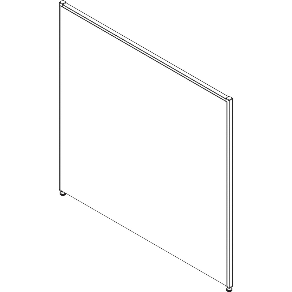 48" Width x 48" Height - Fabric, Steel - Gray-90266-Furniture