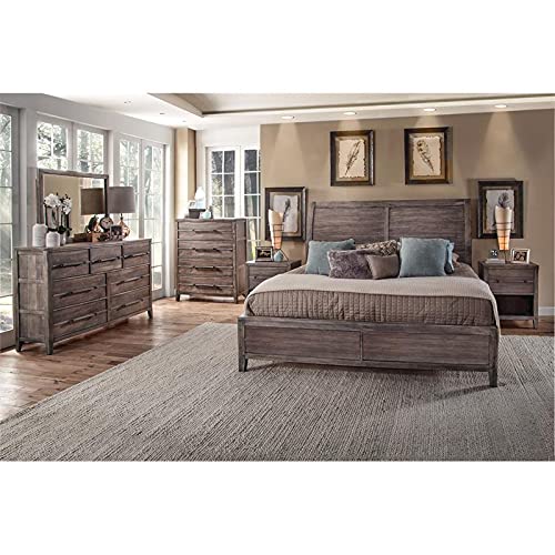 American Woodcrafters Aurora Queen Sleigh Bed