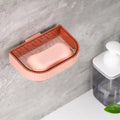 Gra8 Soap Bar Holder Wall Mounted Soap Dish NoDrilling Soap Holder Stand Plastic Soap Sponge Holder for Shower, Bathroom and Ki