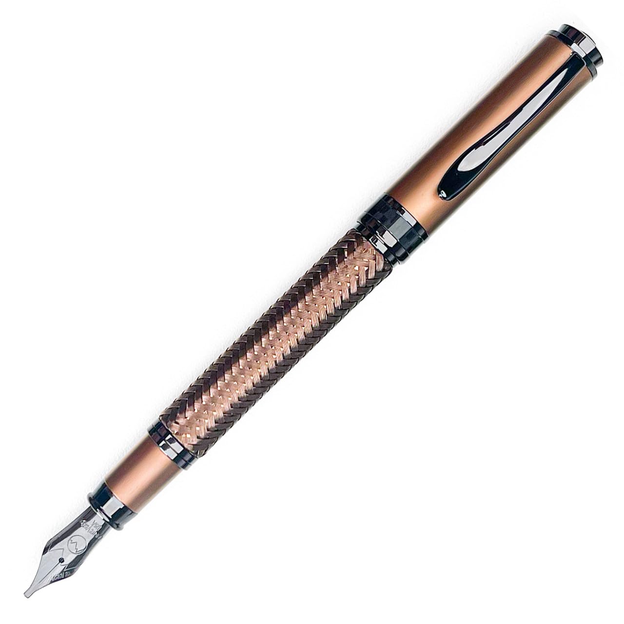 Monteverde Innova Formula M Fountain Pen, Bronze - Broad Nib, Durable Pvd Coating, Refillable, Jowo Stainless Steel Nib, Premium