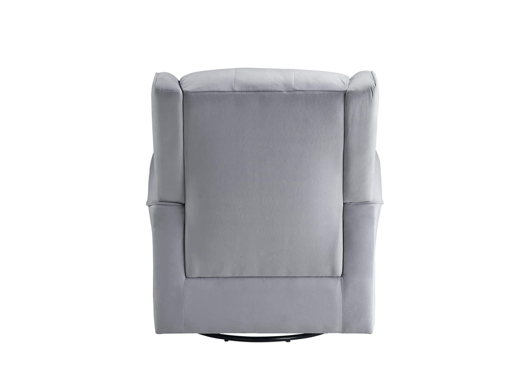 ACME Swivel Chair with Button Tufted in Gray
