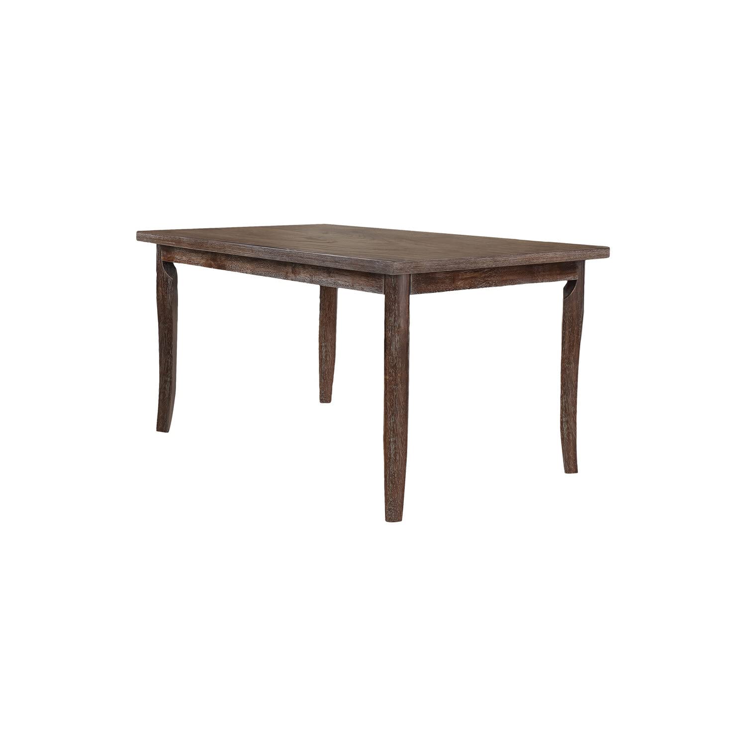 Best Master Furniture Mindy Transitional Solid Wood Dining Table In Antique Natural Oak