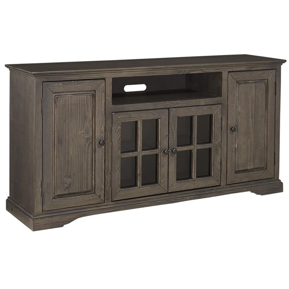 Progressive Furniture Hamilton 64 Inch Tv Console In Storm Gray