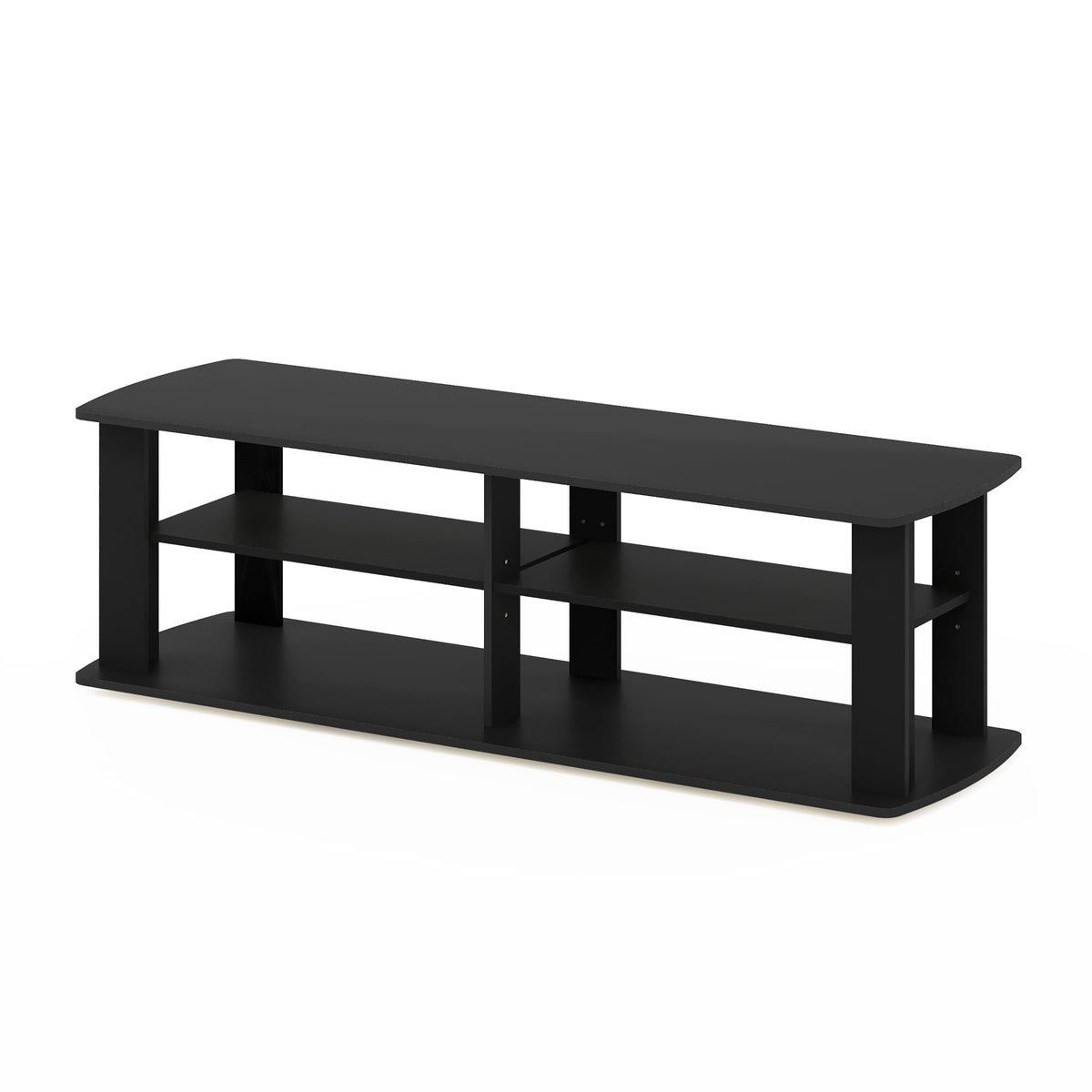 Furinno 11191BK THE Entertainment Center TV Stand, Black