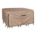 Ultcover Square Patio Heavy Duty Table Cover - 600D Tough Canvas Waterproof Outdoor Dining Table And Chairs General Purpose Furn