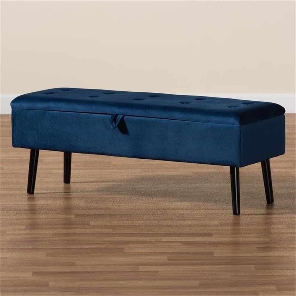 Baxton Studio Caine Storage Bench - Thumbnail 5