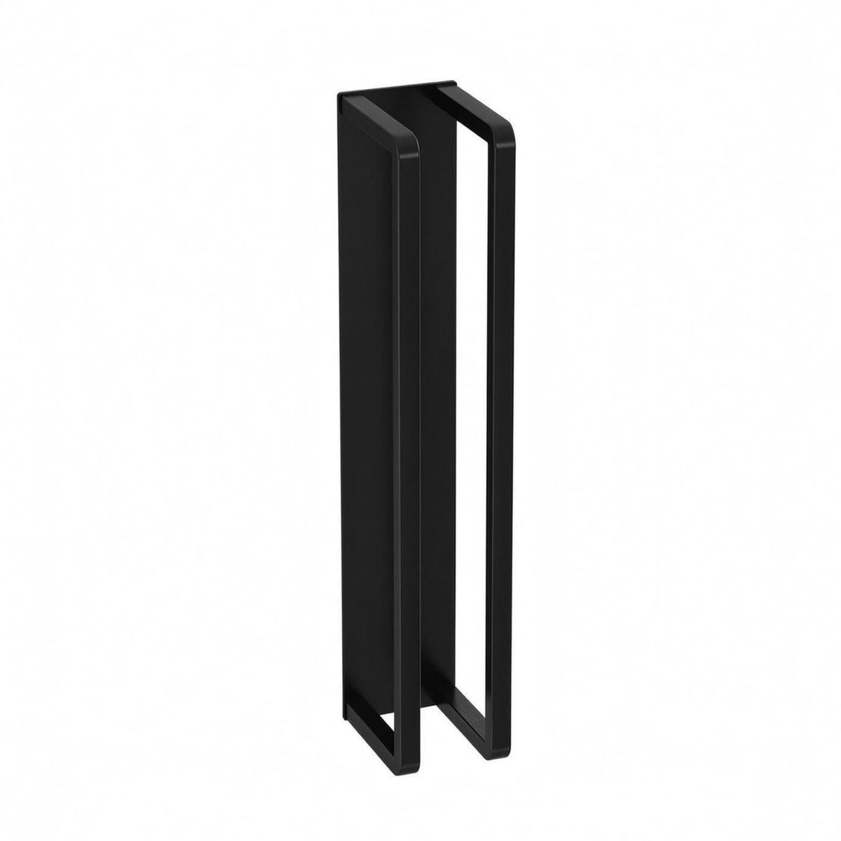 ATORSE RoundedRim WallMounted Towel Rack Ventilated Wall Mounted Towel Rack Unobstructed Design Black, 40CM