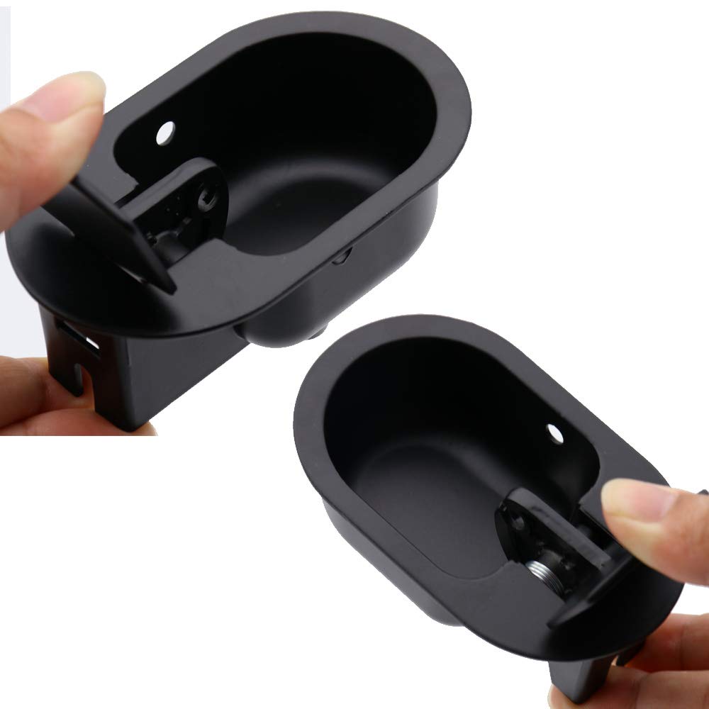 ttmagic Universal Metal Recliner Handle Replacement, Fits Ashley & Lazy Boy, 4.3x2.6, Black