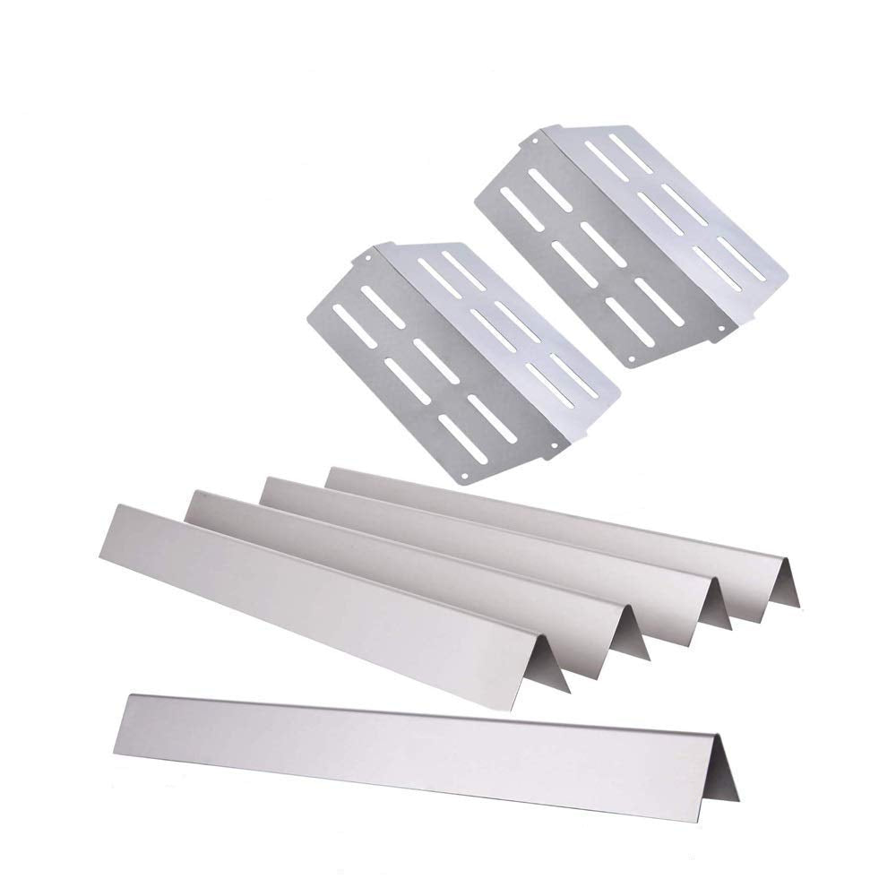 Gassaf 17.5 Inch Flavorizer Bar And Heat Deflector Replacement For Weber 7620 7622, Genesis 300 Series E310 E320 E330 Ep310 Ep32