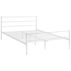 CasaFoyer Alina Platform Full Bed Frame | Rustic Charm | Sturdy Steel Frame | 1323 lbs Weight Capacity | No Box Spring Needed | Compatible with Memory Foam, Spring, Latex, Hybrid Mattresses | Mattress not included