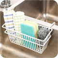Kaumodaki Iron Sink Shelf Organizer Soap Sponge Drain Stand Rack Towel Shelves Holder Cupboard Draining Storage Basket