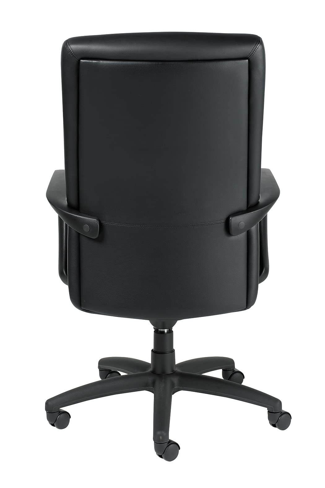 Eurotech Seating Manchester High Back Leather Chair, Black